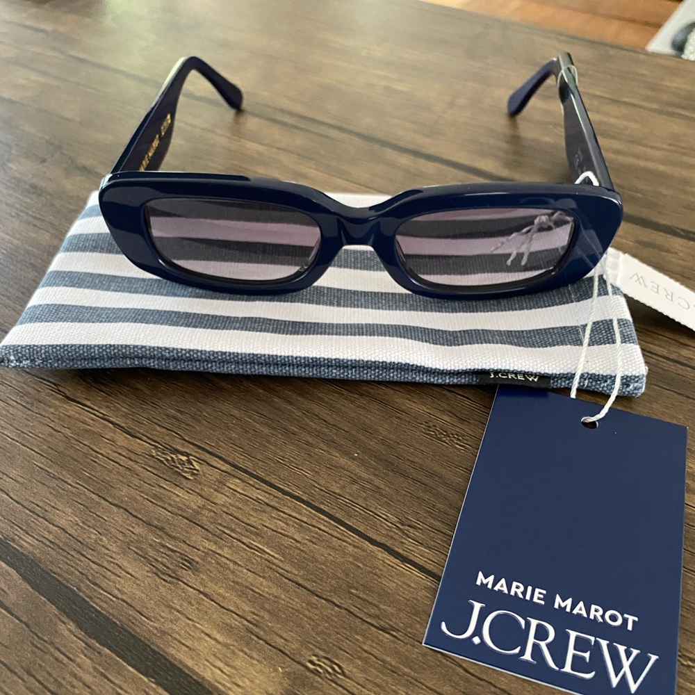 J. Crew Biarritz Slim Acetate Sunglasses By Marie Marot x J. Crew - Picture 4 of 11